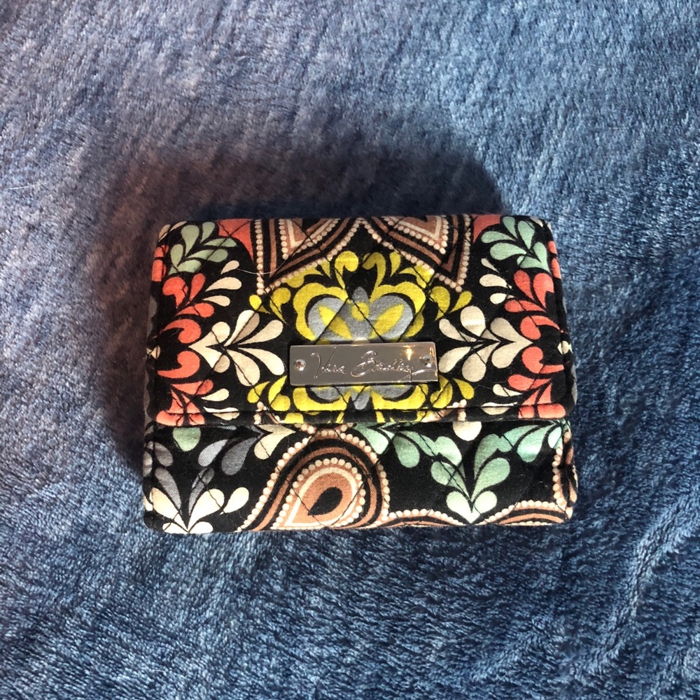 Vera Bradley trifold wallet sierra stream